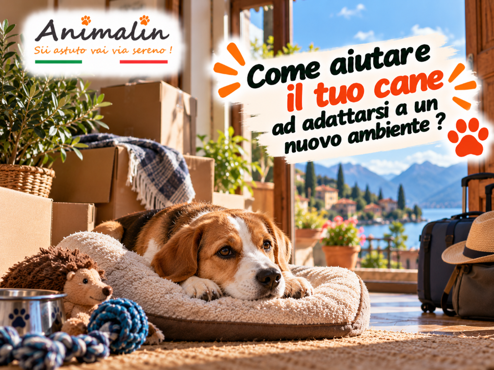 Come aiutare il tuo cane ad adattarsi a un nuovo ambiente?