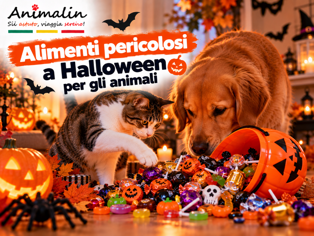 🍬 Alimenti pericolosi a Halloween: i dolci da non lasciare mai a portata degli animali