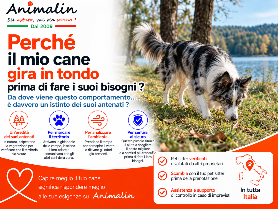 🤔 E perché i cani girano in tondo prima di fare i loro bisogni? Questo comportamento deriva davvero dai loro antenati?