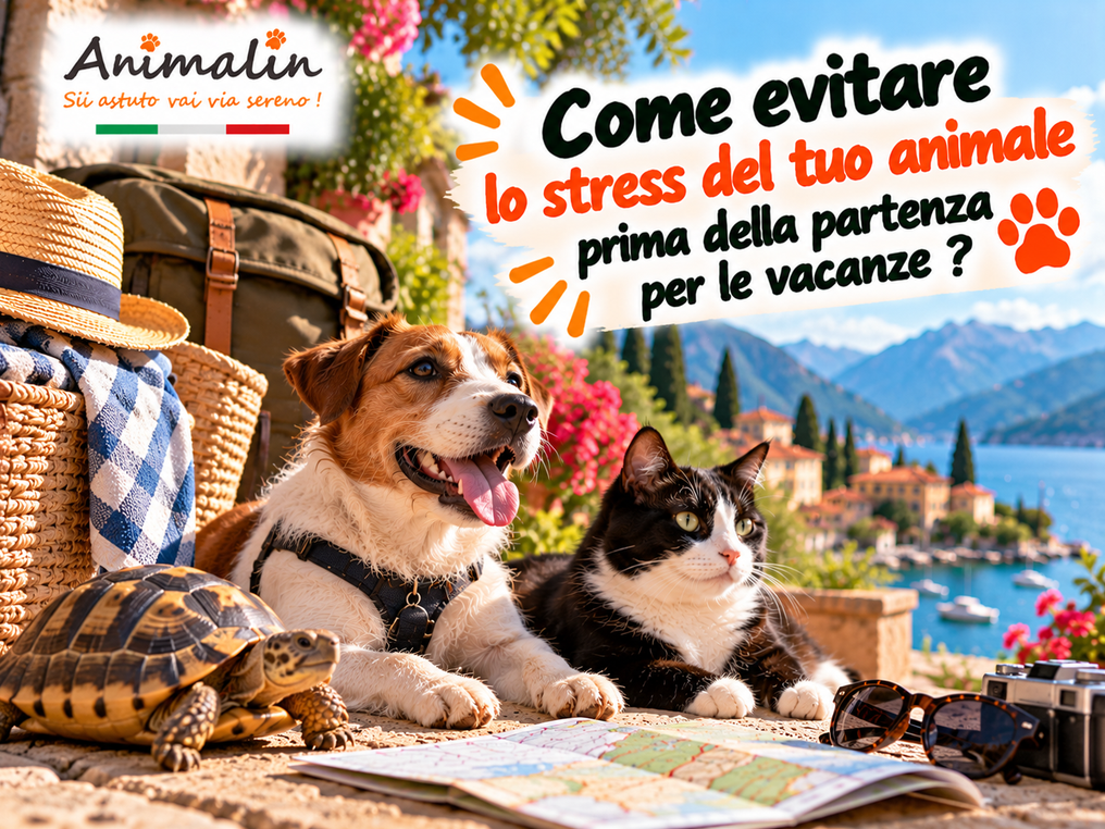 Come evitare lo stress del tuo animale prima della partenza per le vacanze?