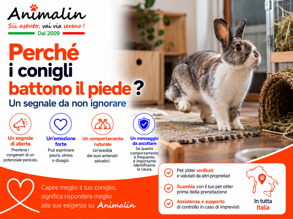 🤔 E perché i conigli battono improvvisamente le zampe? Quel segnale da non ignorare