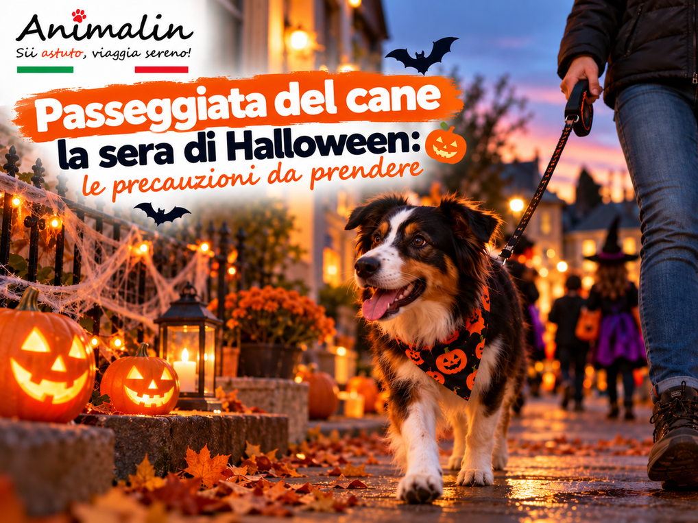 🌙 Passeggiata del cane la sera di Halloween: le precauzioni da prendere