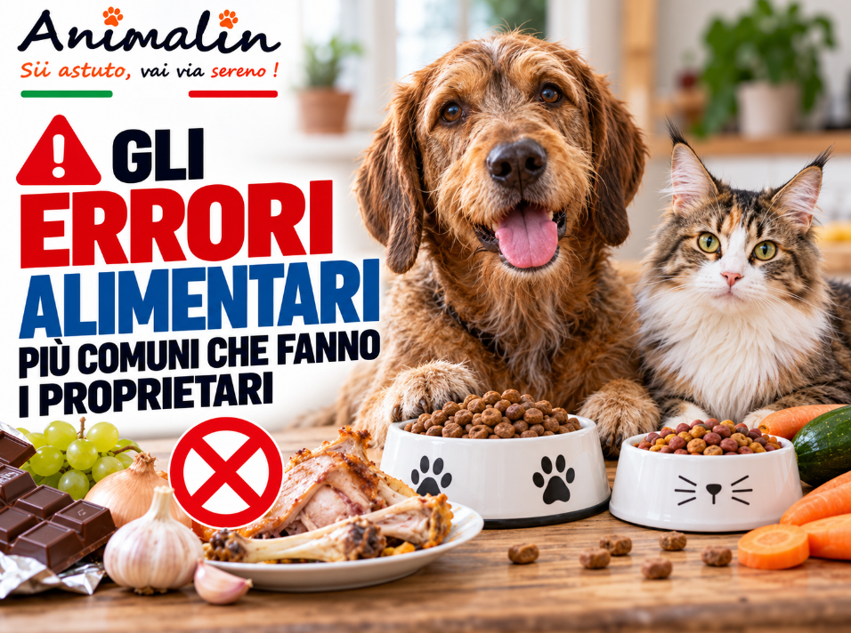 ⚠️ Gli errori alimentari che commettono spesso i proprietari