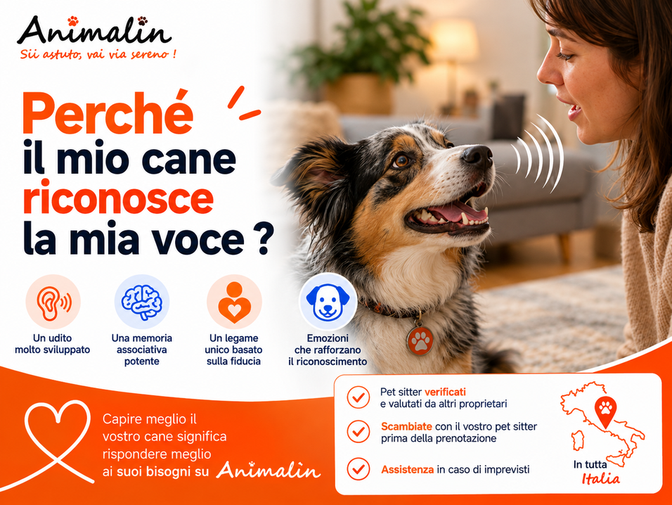🤔 E perché il mio cane riconosce la mia voce?