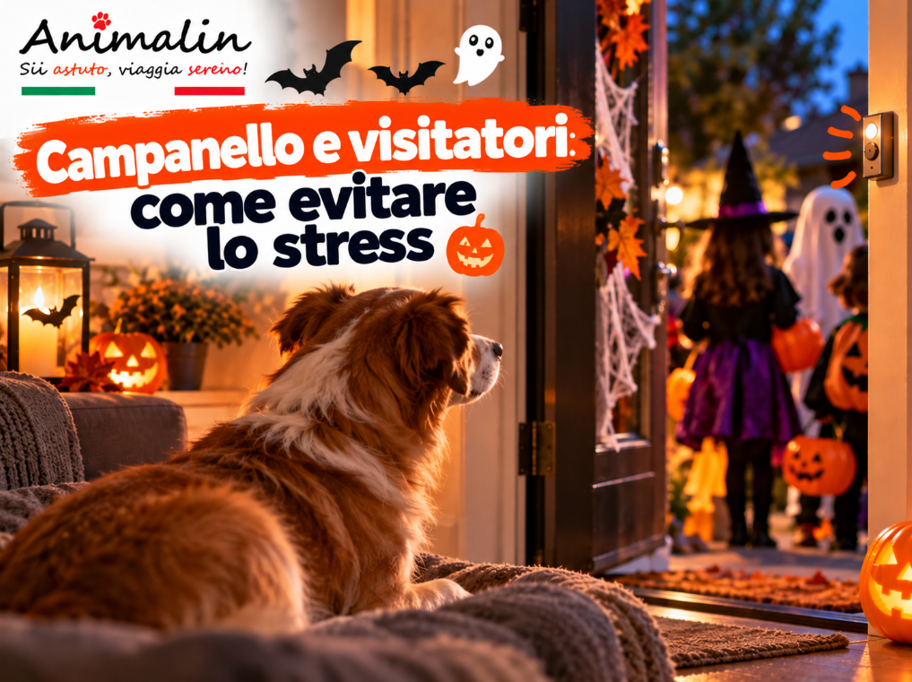 🔔 Campanello e visitatori: come evitare lo stress del tuo cane a Halloween?