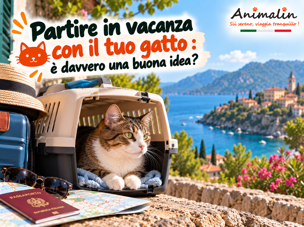Partire in vacanza con il tuo gatto: è davvero una buona idea?