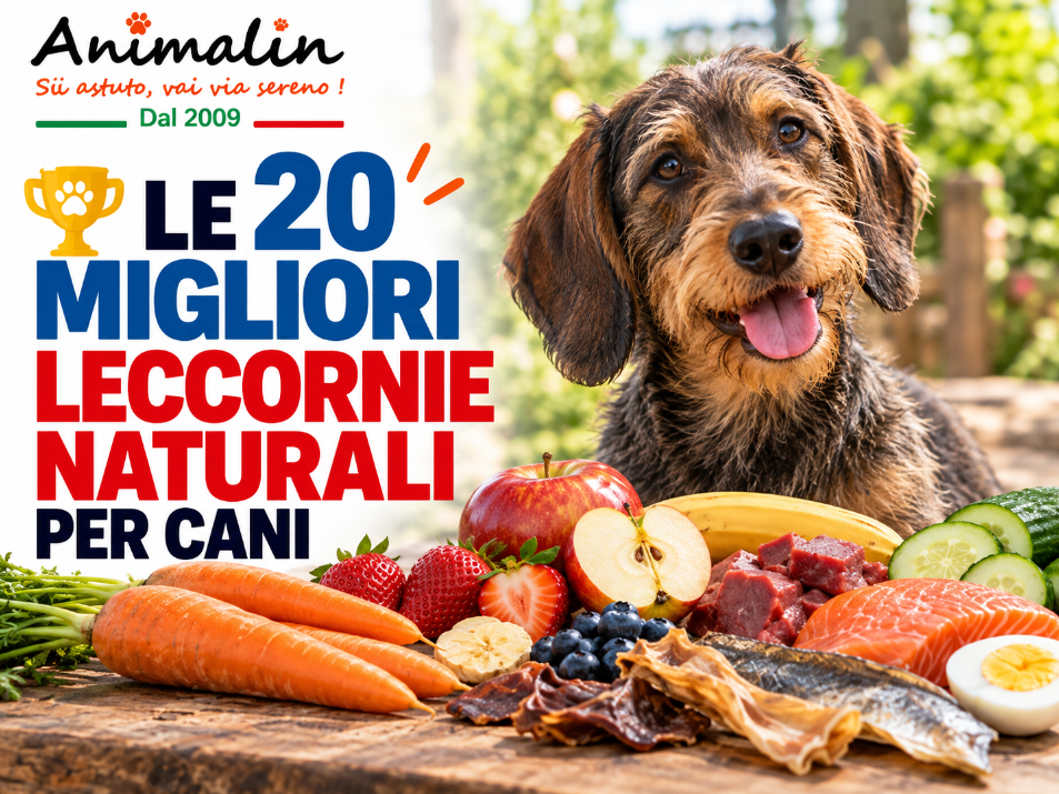 🏆 I 20 migliori snack naturali per cani