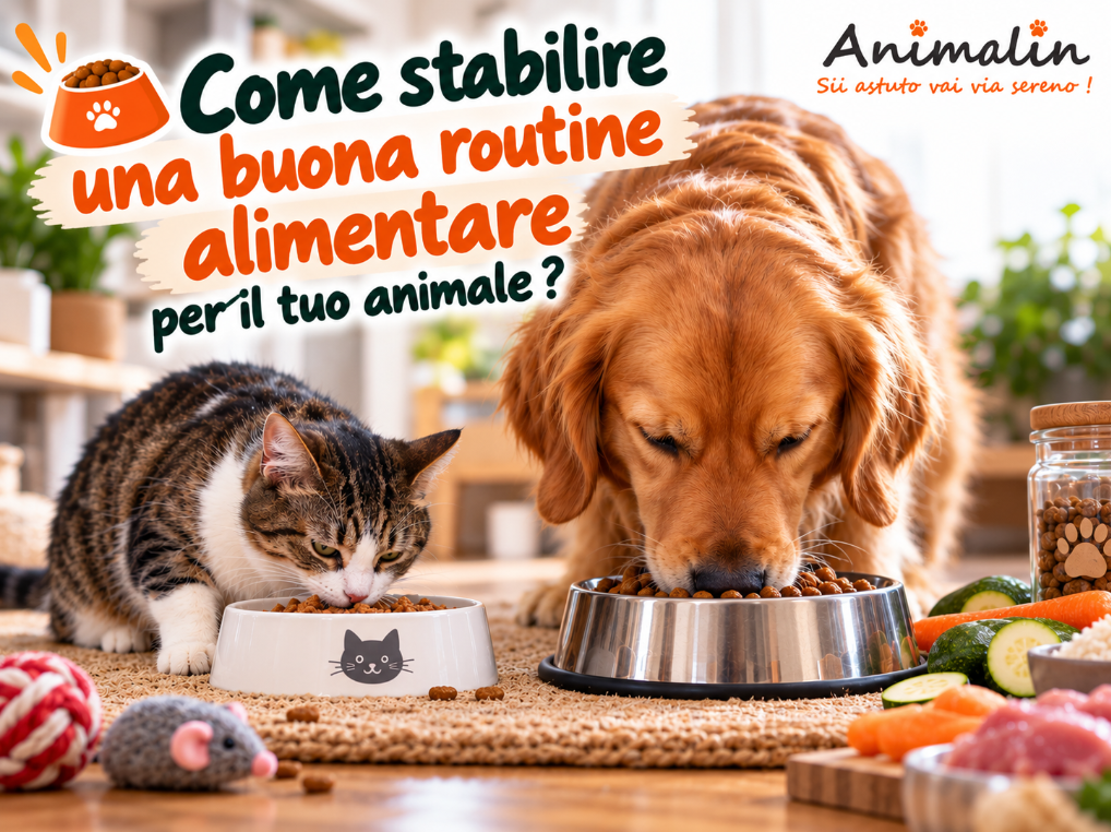 🍽️ Come stabilire una buona routine alimentare per il tuo animale?