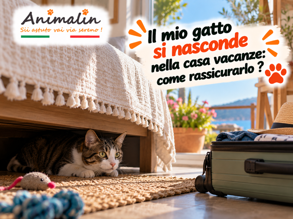Il mio gatto si nasconde nella casa vacanze: come rassicurarlo?